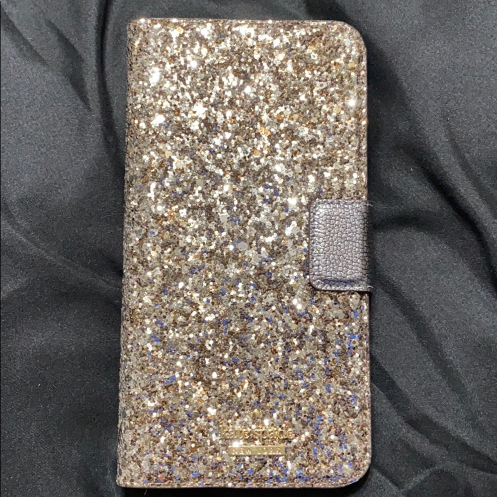 Kate Spade Glitter Iphone Folio/Wallet
